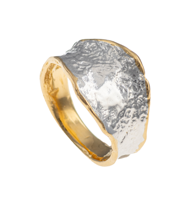Anillo Alga Ondulado Bitono